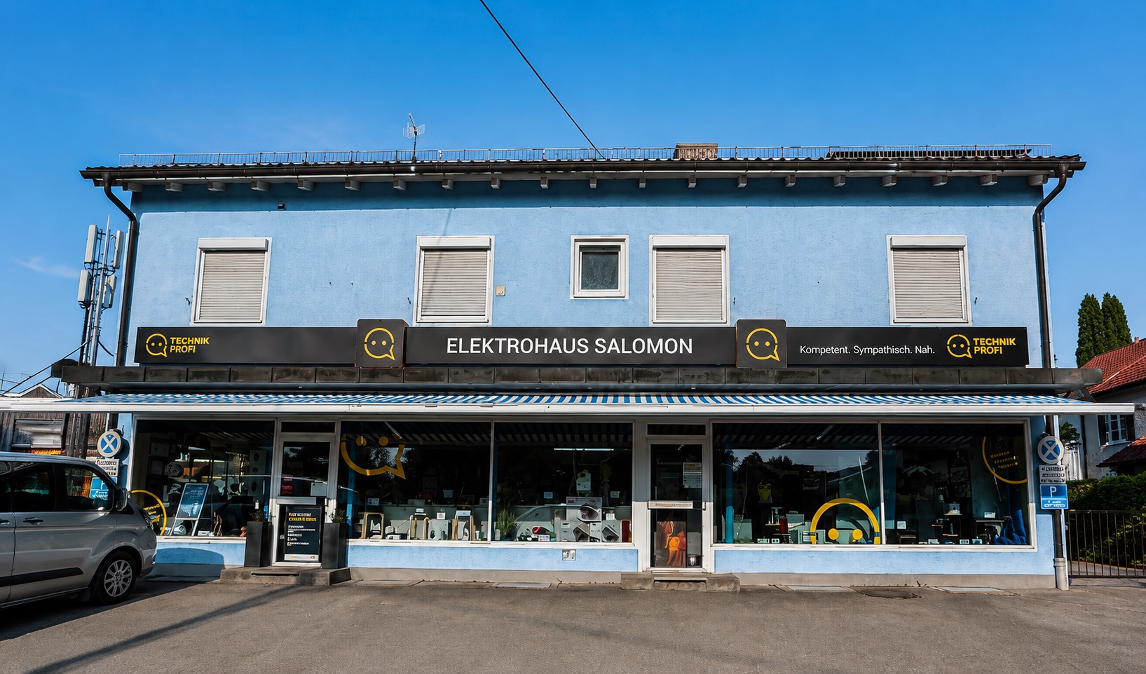 Das Ladengeschäft von Elektrohaus Salomon in Laufen